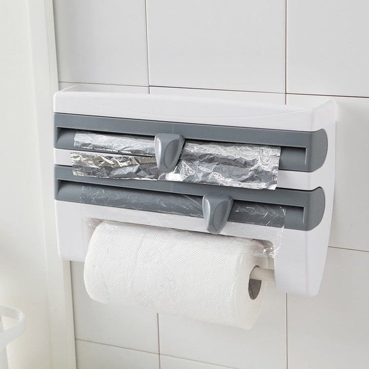 4-In-1 Kitchen Roll Holder Dispenser - Endless Gadgets